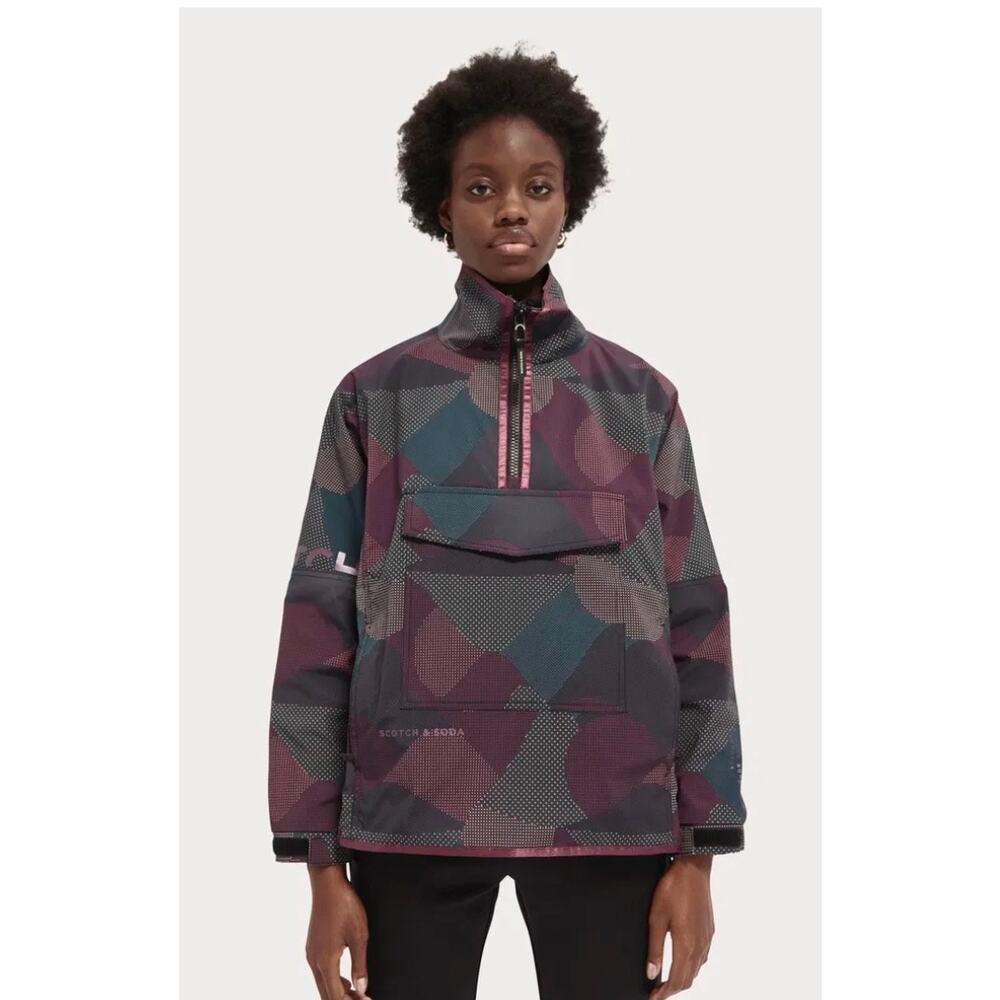 Scotch and Soda Printed Technical Jacket - image 1